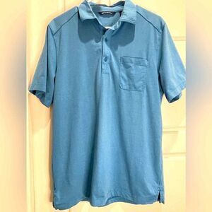 Cutter & Buck light blue cotton polo size medium